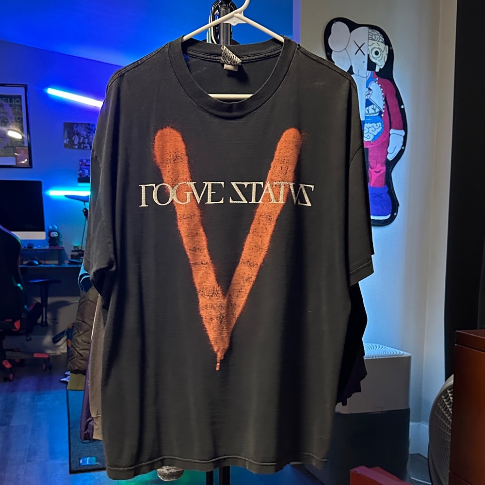 Black and Orange Short Sleeve Tee